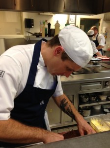 Steven Halcrow working in Andrew Fairlie’s kitchen. An opportunity he may not have had if he hadn’t been let go by an earlier employer