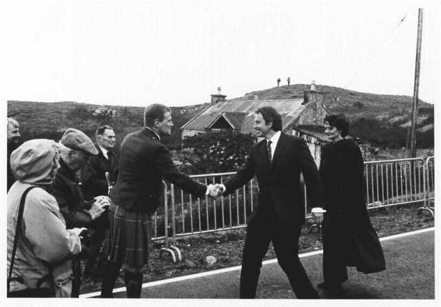 Tony Blair opens Scalpay Bridge