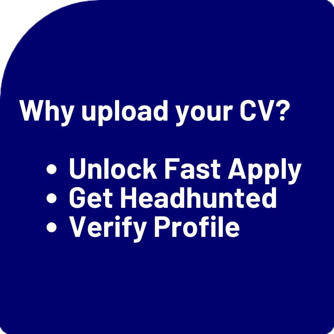 Why Upload your CV