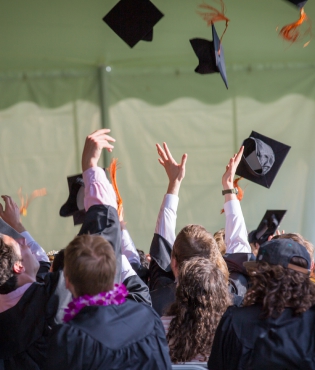 Students graduating
